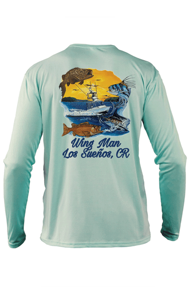 Mens Wingman Sunset L/S