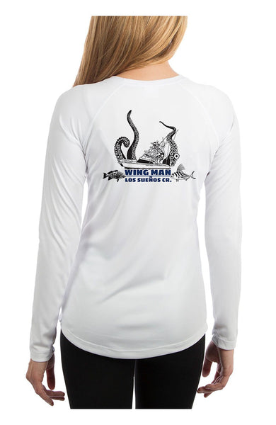 Womens Wingman Octopus L/S