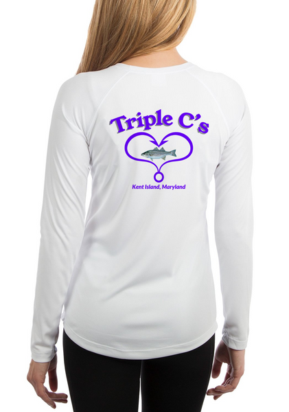 Womens Triple C's Heart L/S